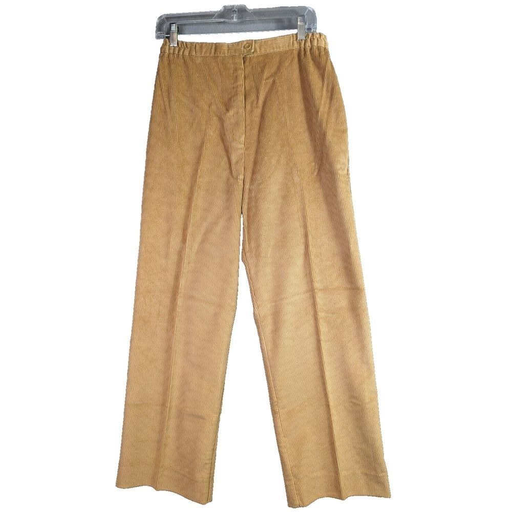 Country Suburbans Pants‎ Women's 25 Brown Corduroy Union Preppy USA 70s Vintage